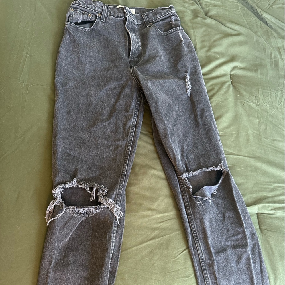 Abercrombie Ultra High Rise 90s Straight Jean